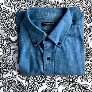 Blue Casual Shirt (Relaxed)